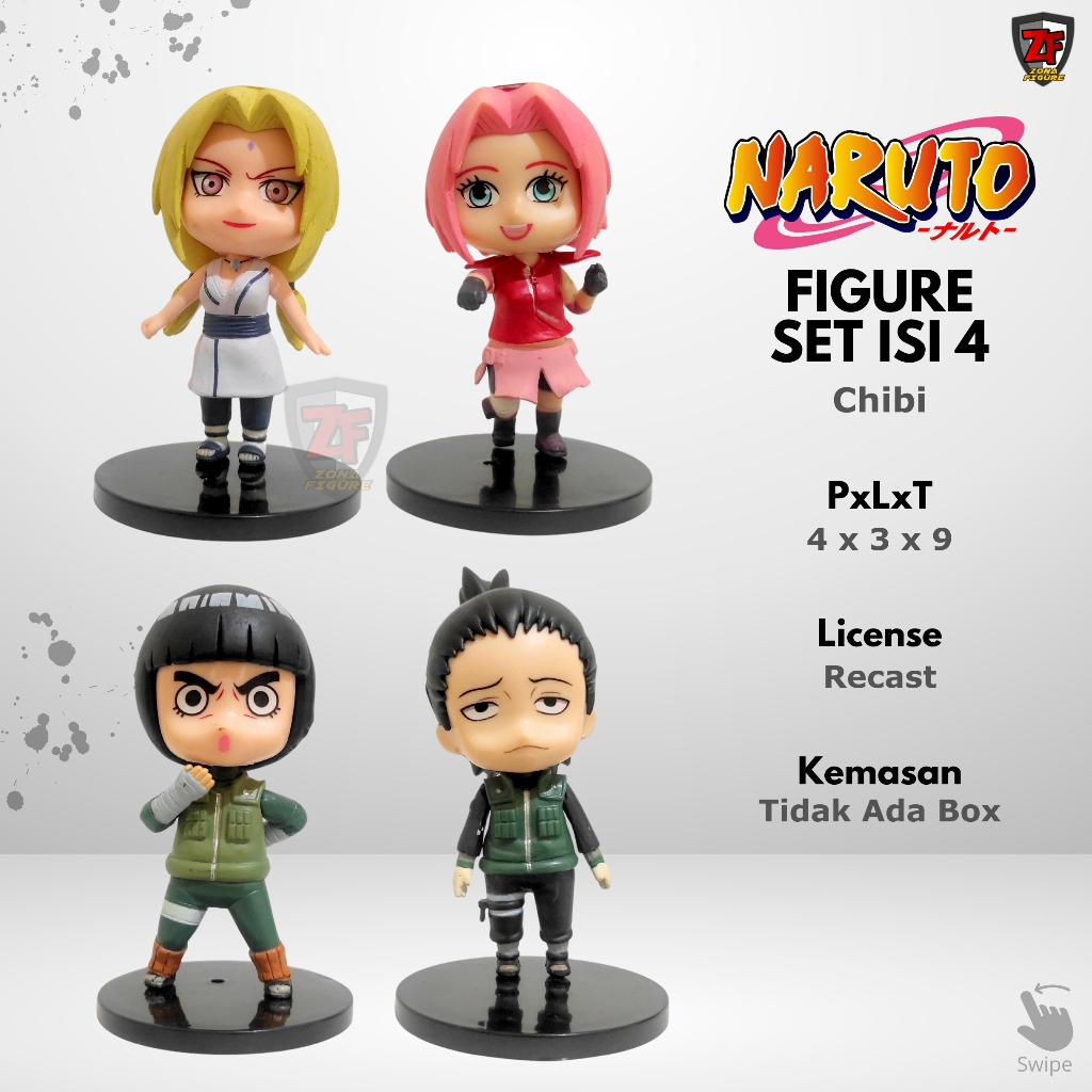 Jual Naruto Chibi Set Action Figure Naruto Mainan Toys Koleksi Pajangan ...