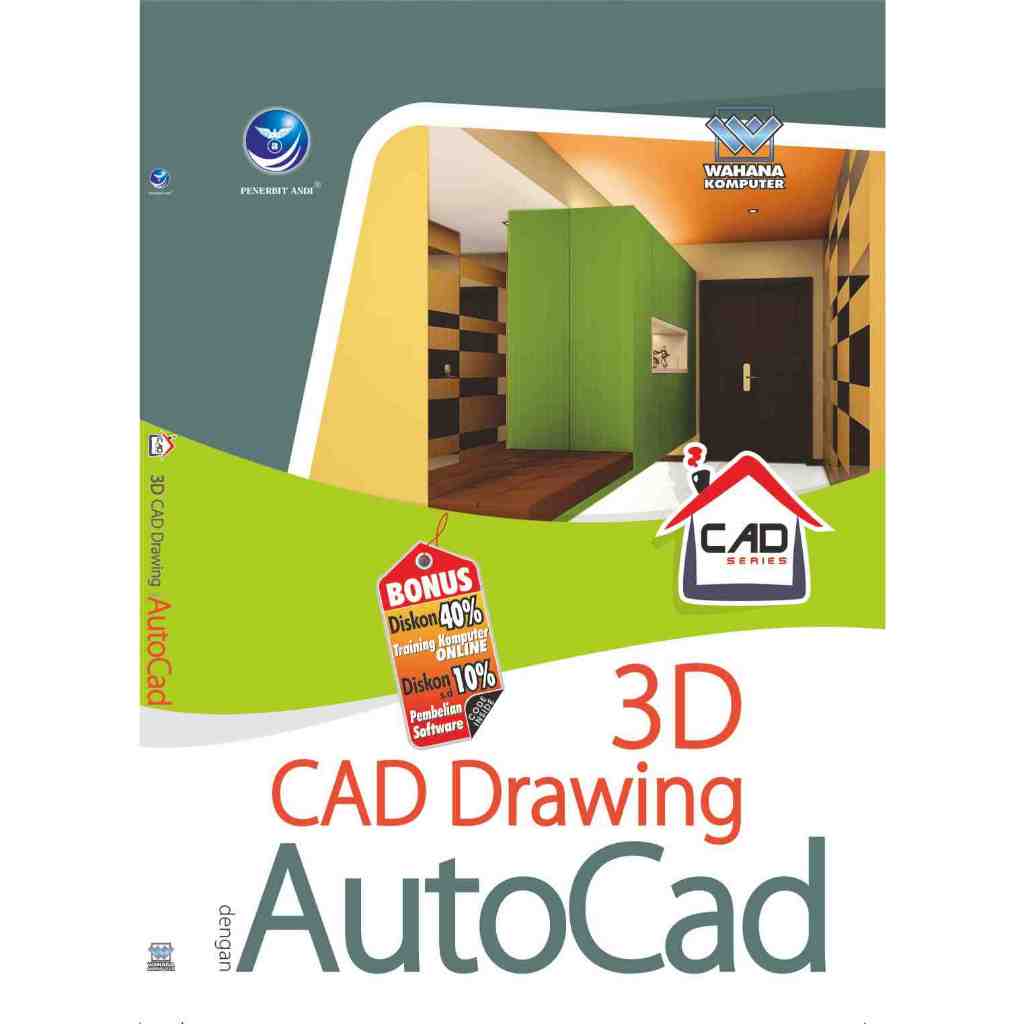 Jual Buku CAD Series: 3D CAD Drawing Dengan AutoCad - Original | Shopee ...