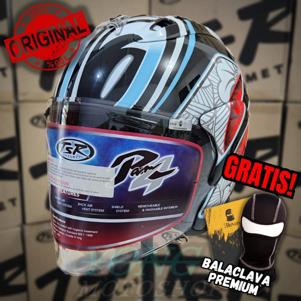 Jual Helm TSR Ram 4 Shinya Nakano Sakura Original Half Face TSR Helmet Ram4 Shopee Indonesia