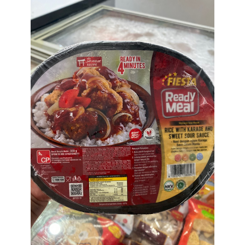 Jual ready to meal fiesta rice with karage dan sweer sour souce ...