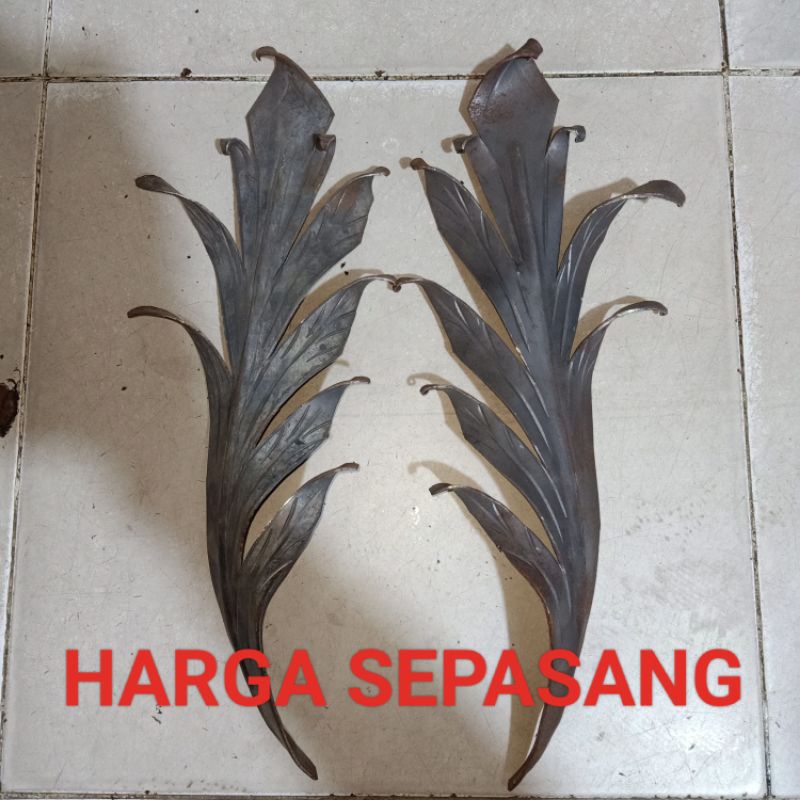 Jual Ornamen Pagar Besi Plat Handmade Tanduk Shopee Indonesia