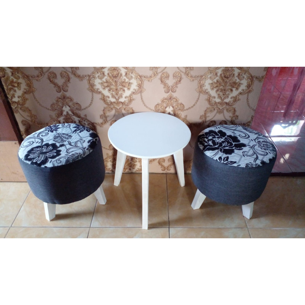 Jual Kursi bangku Bulat Sofa Bulat Sofa Bench Sofa Stool | Shopee Indonesia