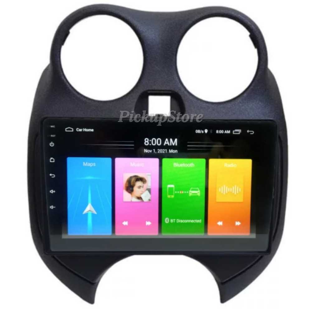 Jual Paket Frame Nissan March 2010- 2013 9inch dgn HeadUnit Android DHD ...