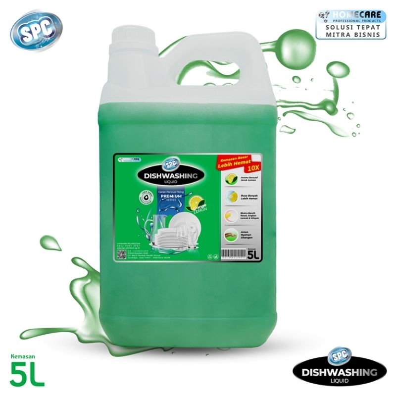 Jual Cairan Pencuci Piring SPC DISHWASHING Liquid Premium 5 Liter ...