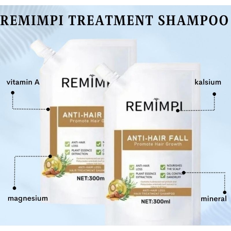 Jual PAKET HEMAT REMIMPI SHAMPO+SERUM/TONIK ANTI HAIR FALL TREATMENT