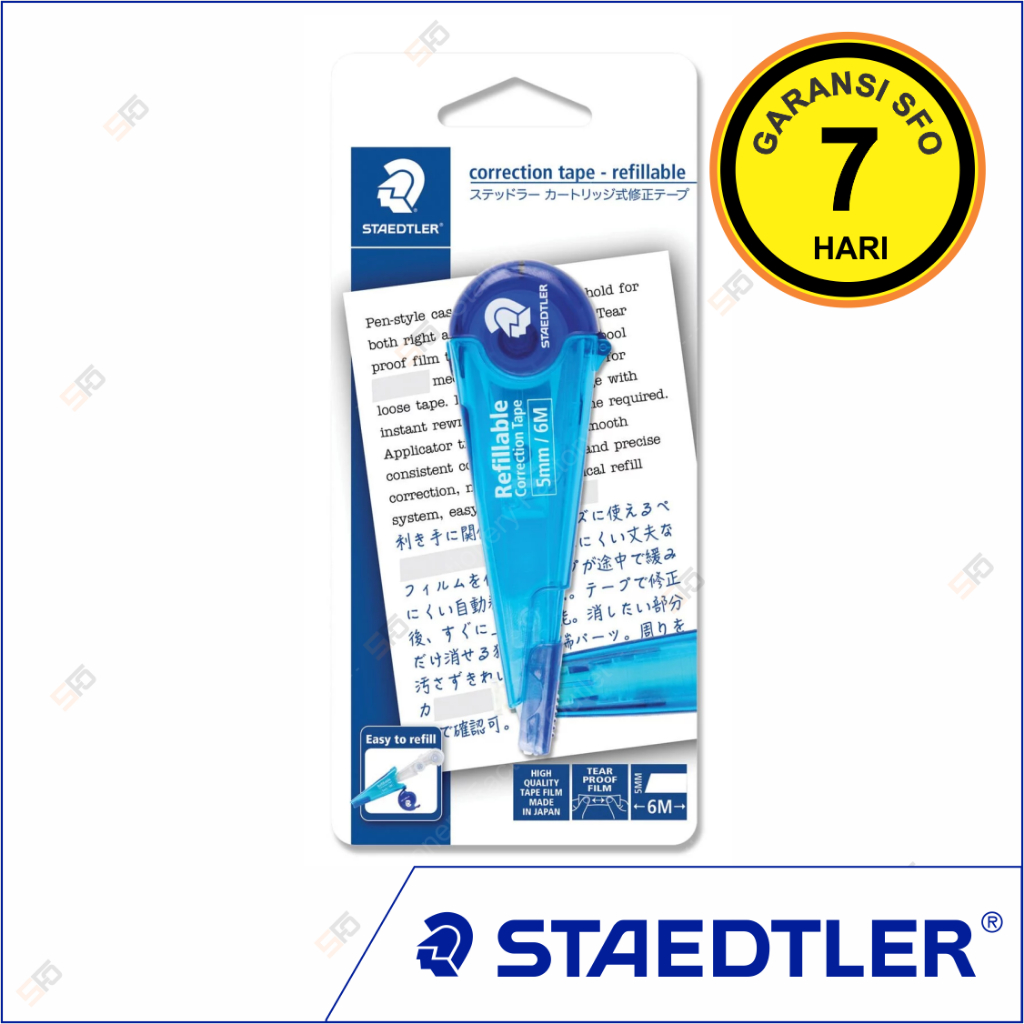 Jual Correction Tape Staedtler (Refillable) Shopee Indonesia