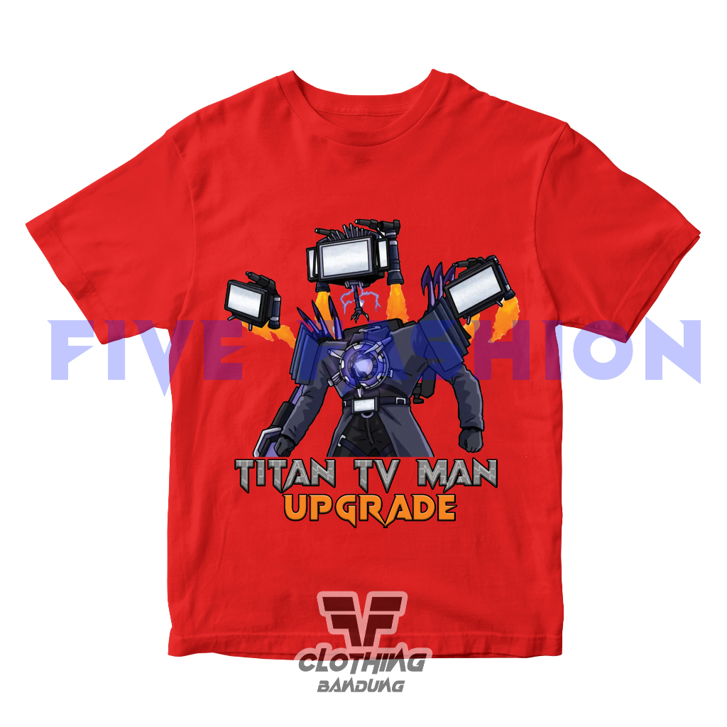 Jual Baju Titan TV Man Upgrade 3.0 Skibidi Toilet episode 68 part 2 gratis  sablon nama bisa COD | Shopee Indonesia