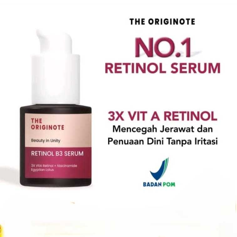 Jual The Originote Retinol B3 Serum 20ml Untuk Anti Aging (MERAH ...