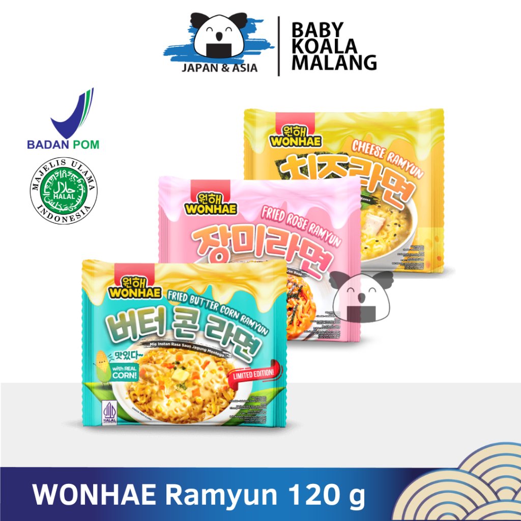 Jual WONHAE Korean Cheese Ramyun 120 g Halal | Mie Instan Ala Korea ...