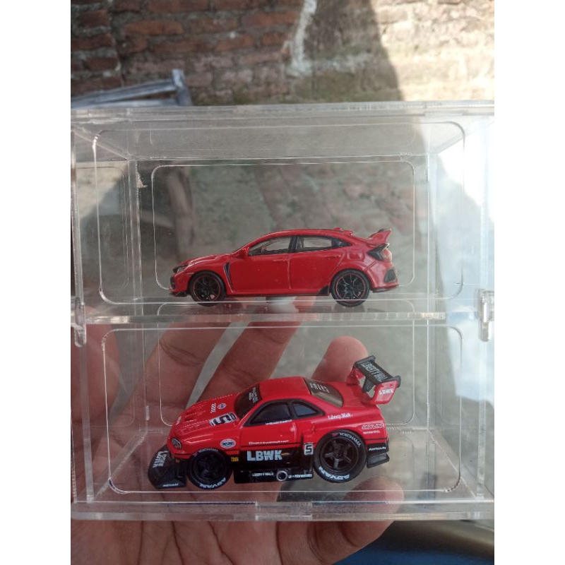 Jual Muscle Machines Lbwk Er34 + Mini Gt Civic Type R Kondisi lose ...