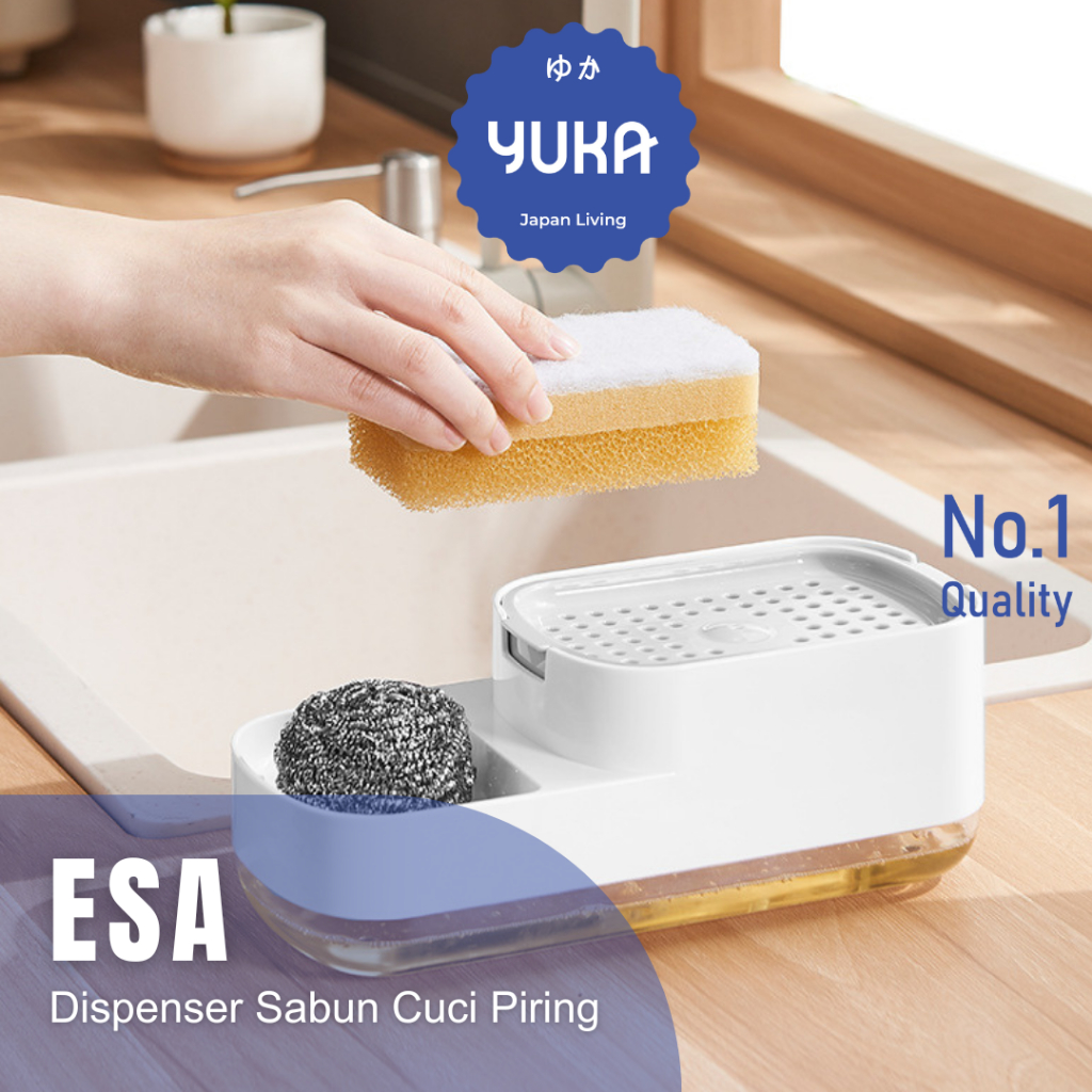 Jual 【YUKA】ESA Wadah Cuci Piring Soap Dish Dapur Simple Wadah Sabun ...