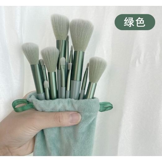 Kuas Make Up Set Isi 13 Pcs Rias Face Contour Eyeshadow Lipbrush 13pc Lengkap Ma - foto 3