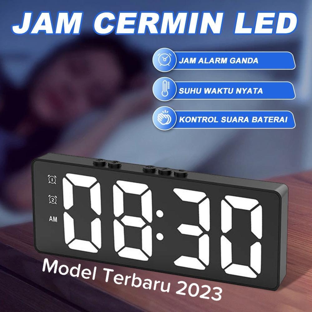 Jual Jam Alarm Dinding Meja Digital Clock LED New Model | Shopee Indonesia