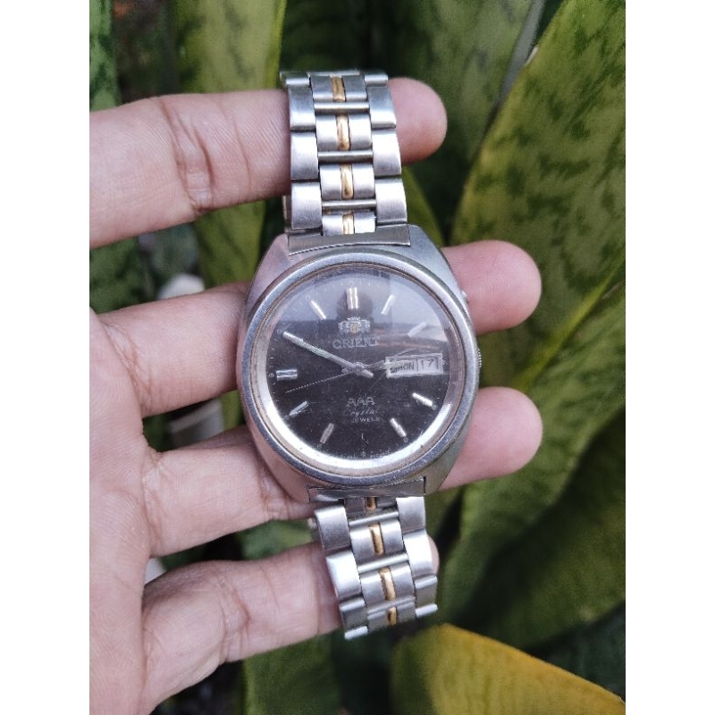 Jual jam tangan orient automtic vintage all fungsi normal | Shopee ...