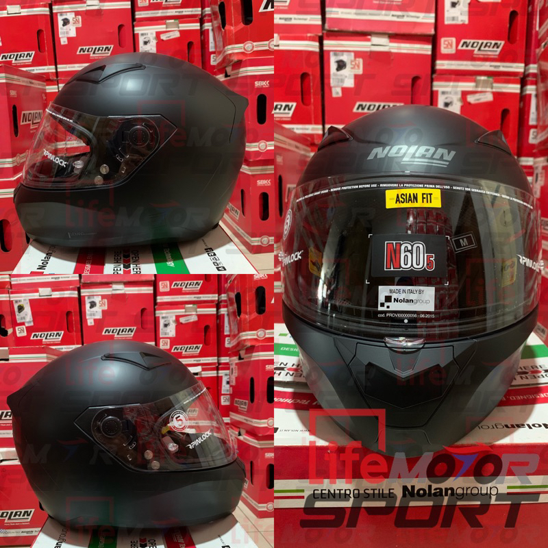 Jual NOLAN / OBRAL JUAL RUGI HELM NOLAN N605 BLACK DOFF 100% ORIGINAL ...