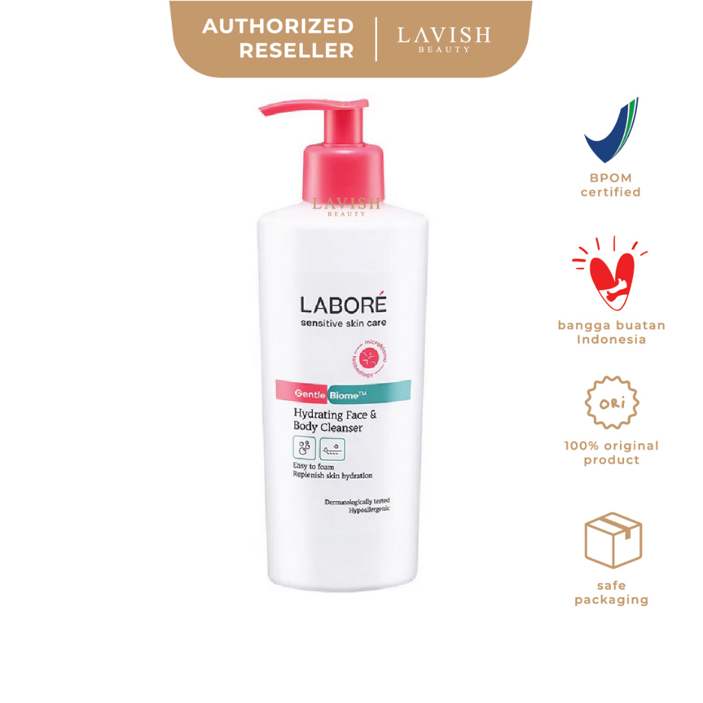 Jual LABORE GentleBiome Hydrating Face & Body Cleanser (250ml) | Shopee ...