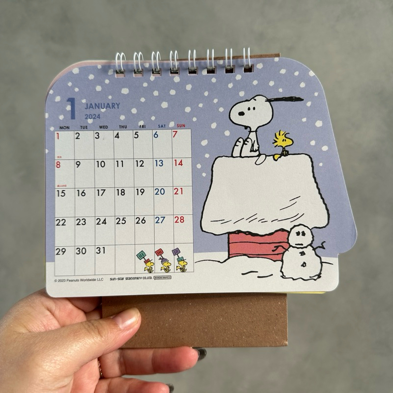 Jual SNOOPY CALENDAR 2024 Shopee Indonesia