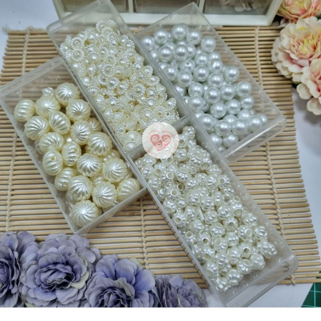 Jual Manik Mutiara Meronce | Mote Pearl Mutiara Strap Phone Kalung ...