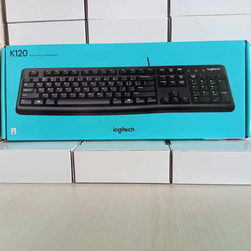 Jual keyboard usb logitech k120 shopee indonesia