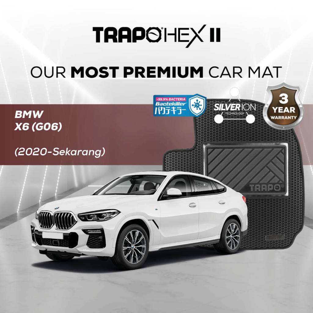 Tappetini Auto 3W Per BMW X6 G06 2020-2025 - TPE Impermeabile E Antiscivolo