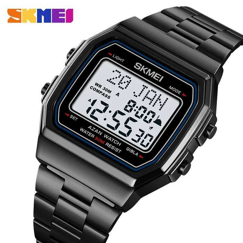 Jual Jam Tangan Pria Adzan Watch Series Digital SKMEI 2113 Compass ...