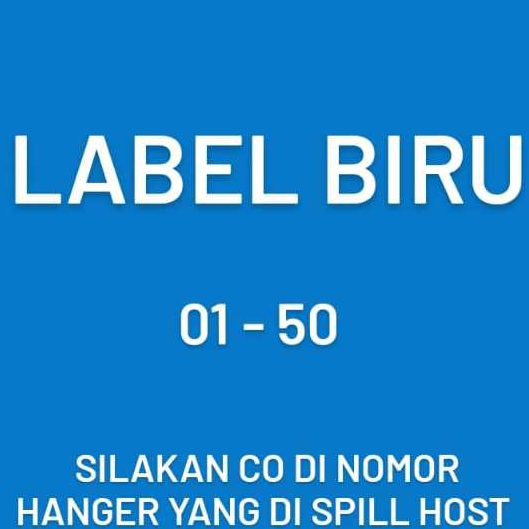 Jual PASAR.JAS LIVE HOST CACA : LABEL BIRU JAS PRIA BELI 2 LEBIH HEMAT ...