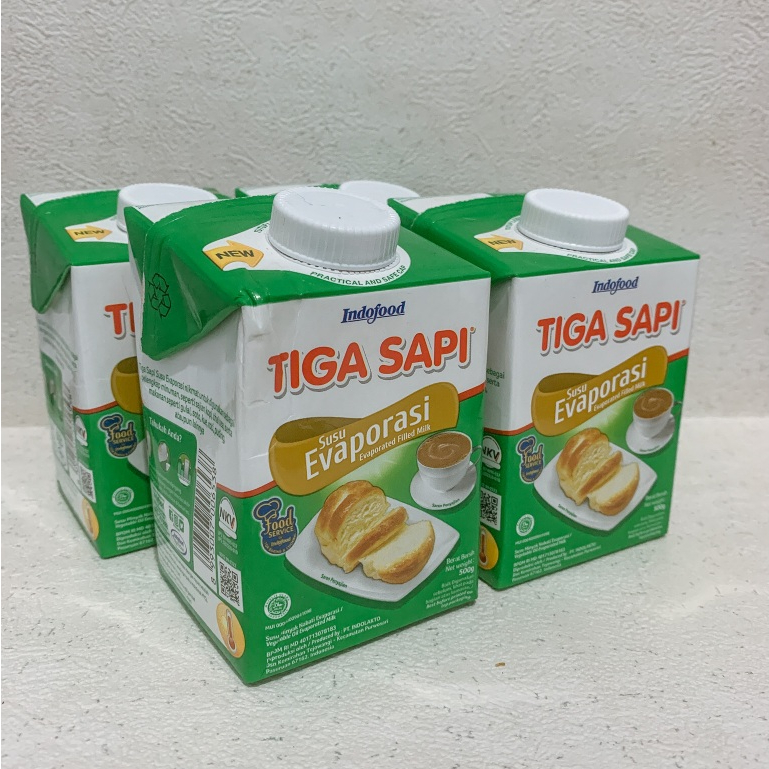 Jual Susu Evaporasi Tiga Sapi 500gr Evaporated Milk Tiga Sapi Susu