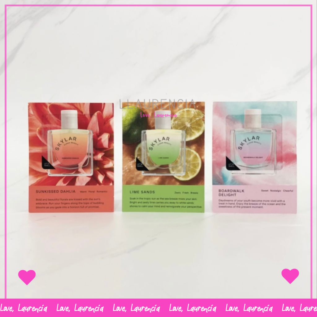 Jual SKYLAR Sunkissed Dahlia / Boardwalk Delight SAMPLE CARD parfum