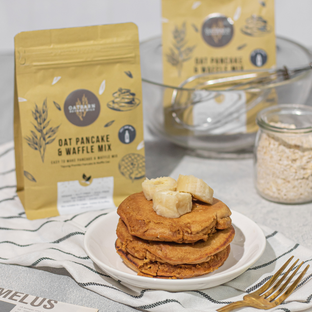Jual Oat Pancake & Waffle Mix OatBarn Tepung Premiks Sarapan Pancake