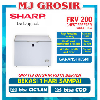 Freezer box sharp on sale 200 liter