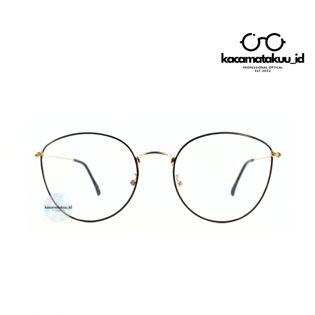 Jual KACAMATAKUU_ID | Kacamata ROSSE Frame Cat Eye Besi Wanita | Shopee ...