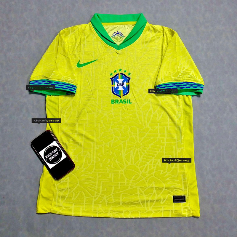 Jual NEW SEASON BRAZIL HOME PLAYER ISSUE 2024 IMPORT Shopee Indonesia   Id 11134207 7r98s Lpghuya1lkct8e