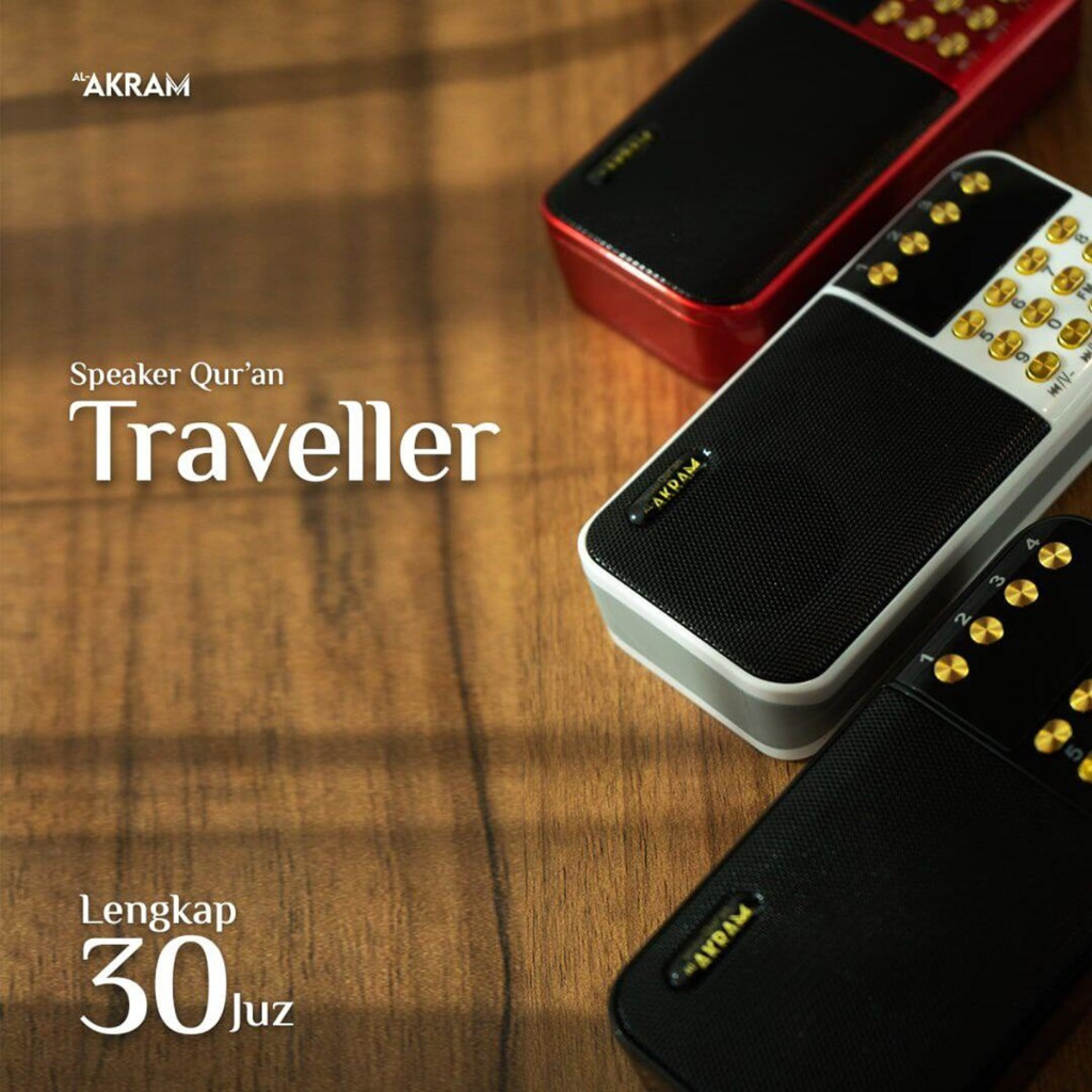 Jual Speaker Quran Digital Speker Al Akram Traveller PowerBank Murottal ...