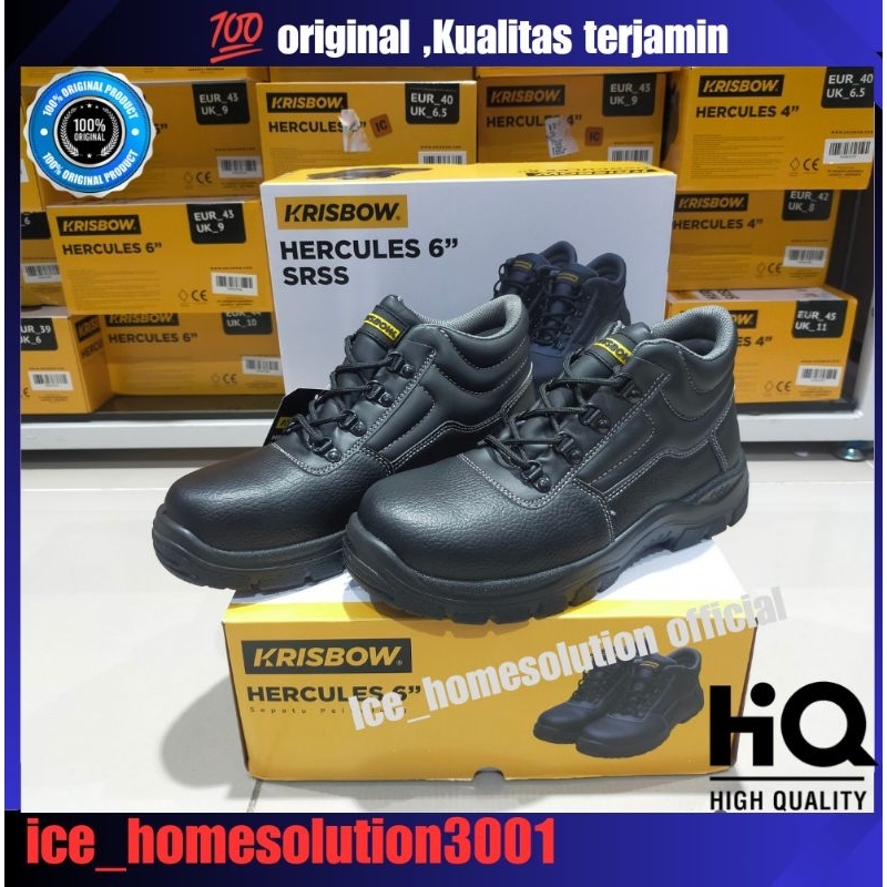 Jual Krisbow Ukuran 39 Sampai 45 Sepatu Pengamankrisbow Ukuran 40 Hercules Sepatu Pengaman 6 1127