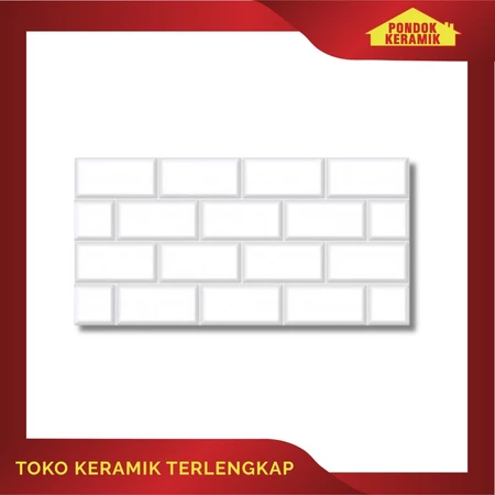 Keramik DInding Accura 30x60 Origami White