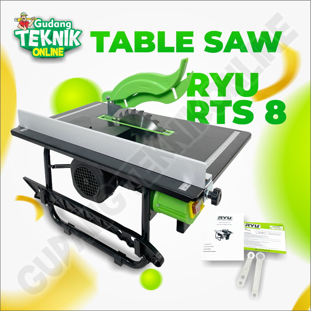 Jual RYU RTS8 / Table Saw RYU RTS 8 - Mesin Gergaji Meja 8inch RYU ...