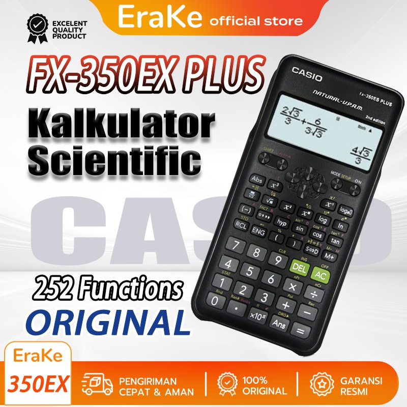 Jual Kalkulator Scientific Casio FX-350ES PLUS/FX-991ES PLUS Calculator ...