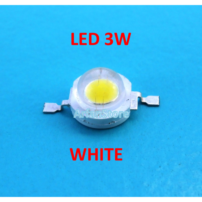 Jual High Power LED 3W White HPL Warna Putih | Shopee Indonesia