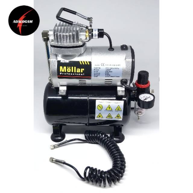 Jual Kompresor Mini Compressor Oil - Less Tangki 3 Liter 150 Watt ...