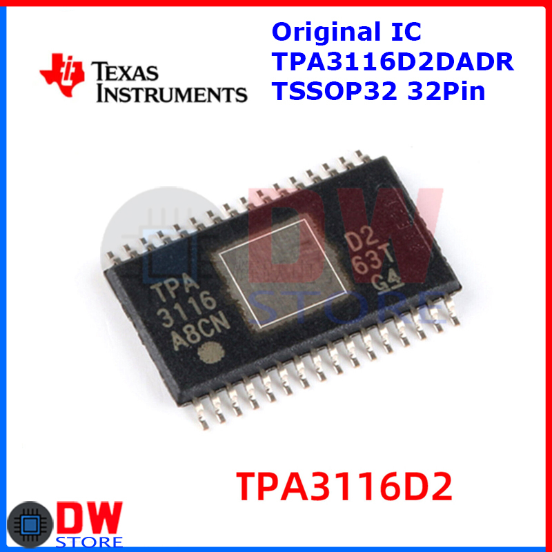 Jual IC TPA3116 TPA3116D2 TPA3116D2DADR 100W 2x50W Stereo Power ...