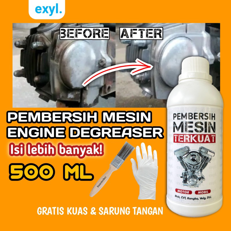 Jual Engine Degreaser Cairan Pembersih Kerak Mesin Motor Mobil Super ...