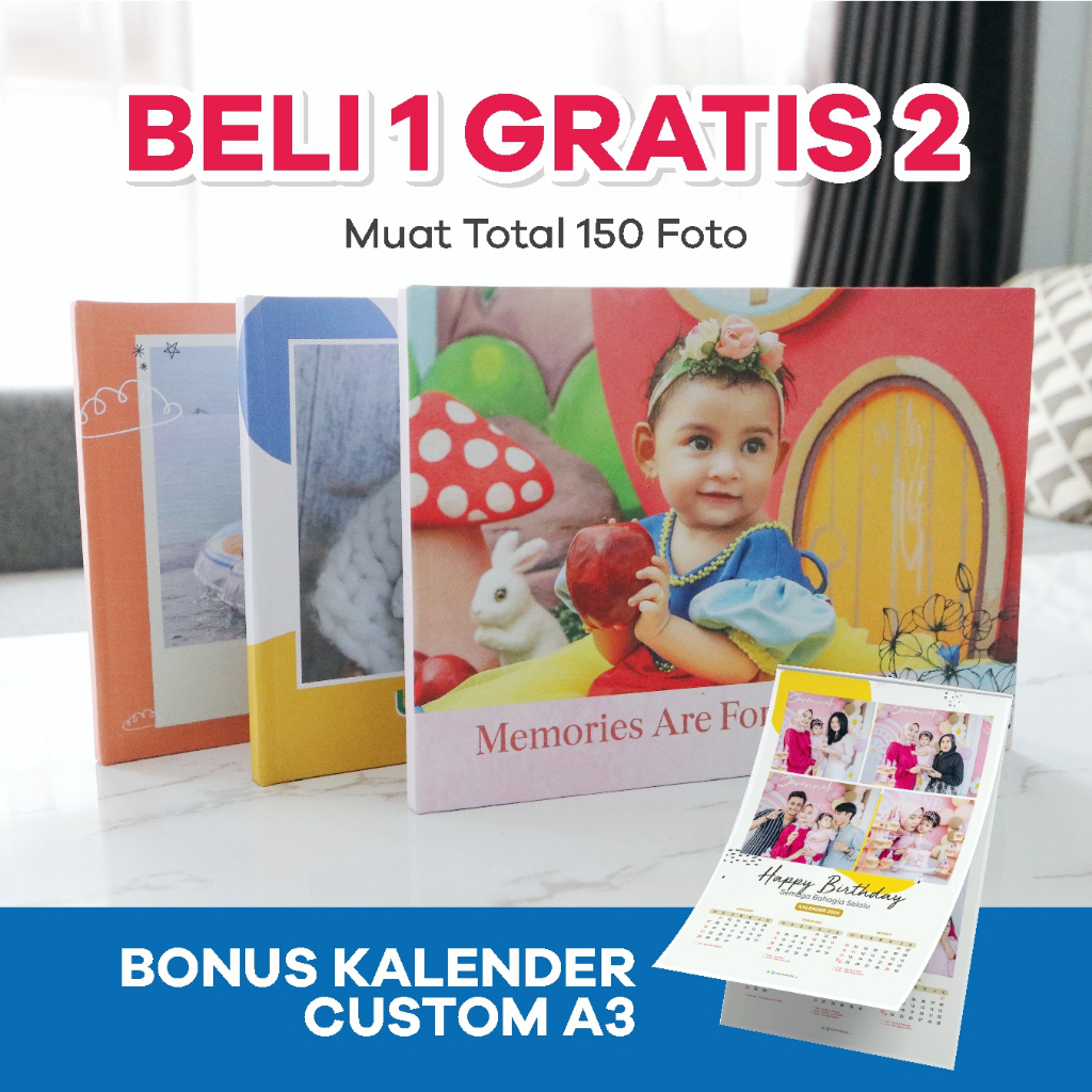 Jual Voucher Album Trio Medium Photobook Bonus Kalender Shopee Indonesia