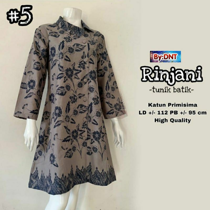 Jual MOCA Rinjani Tunik Batik Sri Rama SRR Meong Solo | Shopee Indonesia
