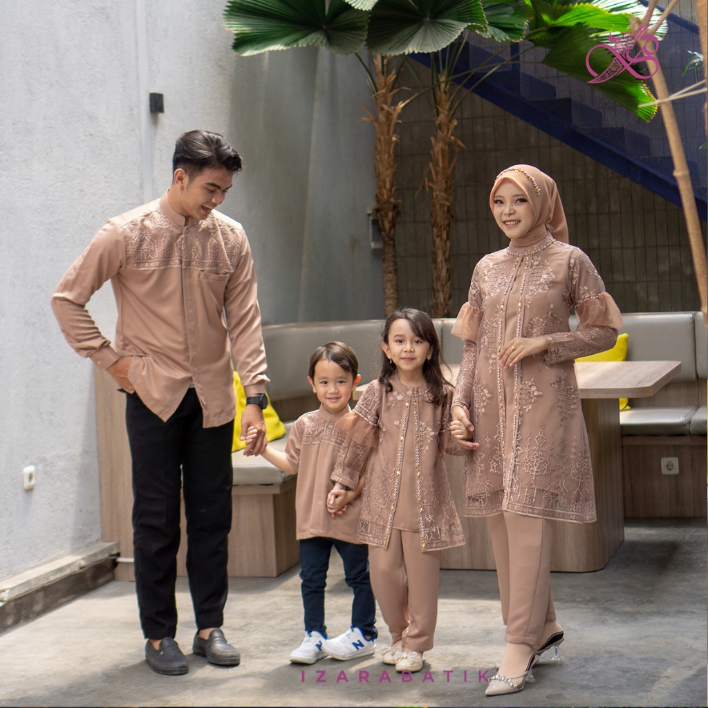 Jual ( Family Set Lalita Milo - Raya Collection Izarabatik ) Baju ...