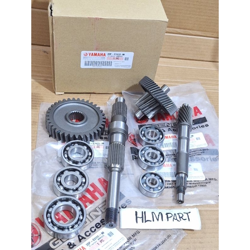 Jual Gigi rasio set 2DP plus bearing rasio gardan 6pcs Yamaha Nmax old ...