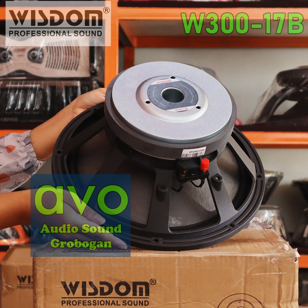 Jual Speaker Wisdom W B Voce Coil Inch Komponen Spiker Inch Bonus Packing Kayu