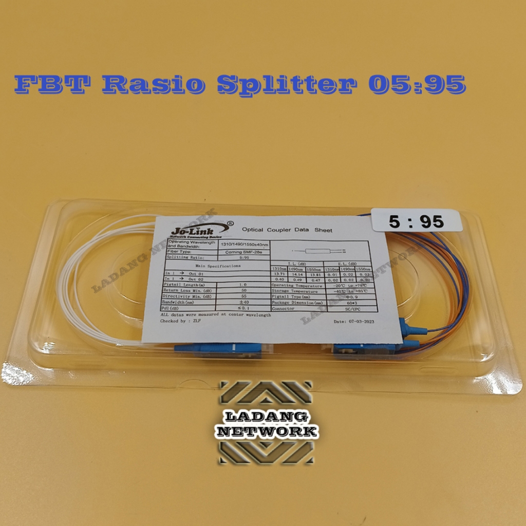 Jual FBT Rasio Splitter opsional 01:99 sd 50:50 (1 koli isi 50 pcs ...