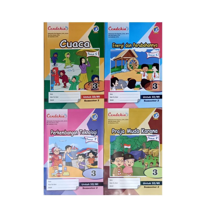 Jual Lks Tematik kelas 3 Tema 1234 5678 Semester 2 | Shopee Indonesia