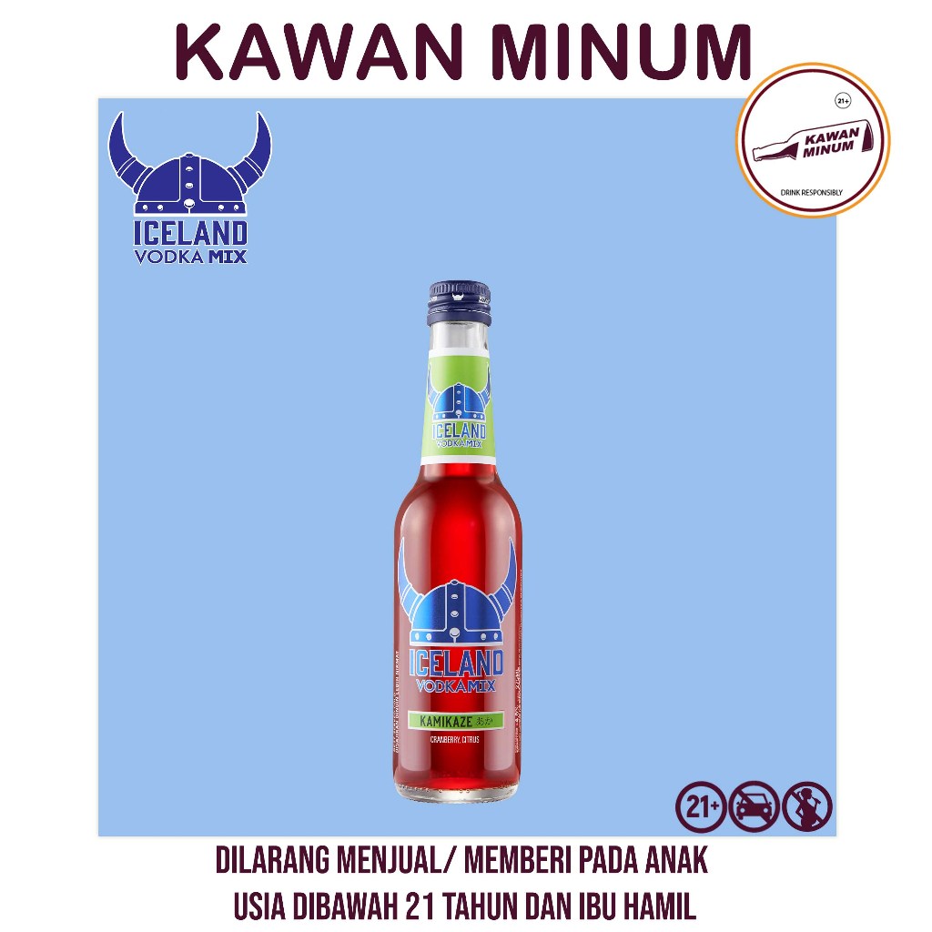 Jual Iceland Vodka Mix Kamikaze 275mL Shopee Indonesia