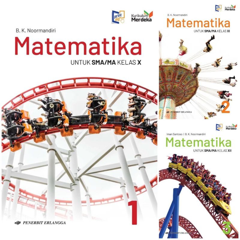 Jual BUKU MATEMATIKA KELAS 10 11 12 SMA/MA ERLANGGA KURIKULUM MERDEKA ...